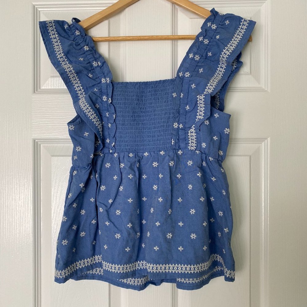 Old Navy | Babydoll Ruffled Top - Picture 3 of 7